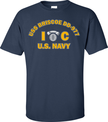 USS BRISCOE DD-977 Rate IC Interior Communications Electrician T-Shirt