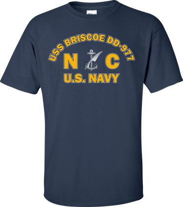 USS BRISCOE DD-977 Rate NC Counselor T-Shirt