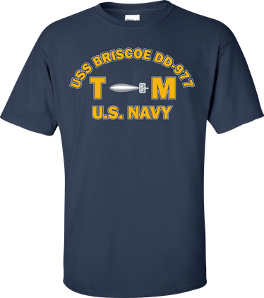 USS BRISCOE DD-977 Rate TM Torpedomans Mate T-Shirt
