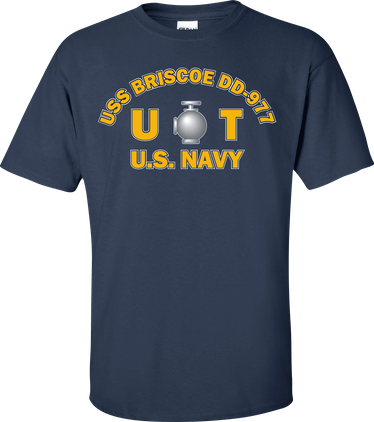 USS BRISCOE DD-977 Rate UT Utilitiesman T-Shirt