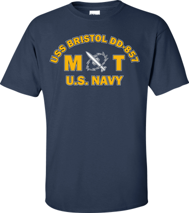 USS BRISTOL DD-857 Rate MT Missile Technician T-Shirt