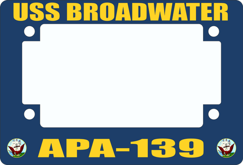 USS Broadwater APA-139 Motorcycle Frame