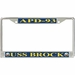 USS Brock APD-93 License Plate Frame