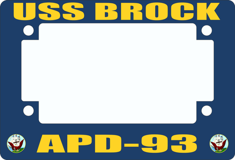 USS Brock APD-93 Motorcycle Frame