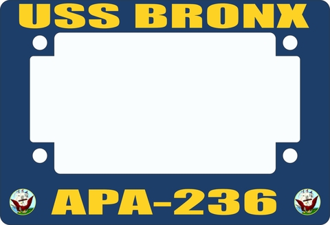 USS Bronx APA-236 Motorcycle Frame