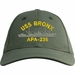 USS Bronx APA-236 Ship Custom Embroidered Cap