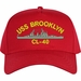 USS Brooklyn CL-40 Ship Custom Embroidered Cap