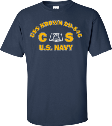 USS BROWN DD-546 Rate CS Culinary Specialist T-Shirt
