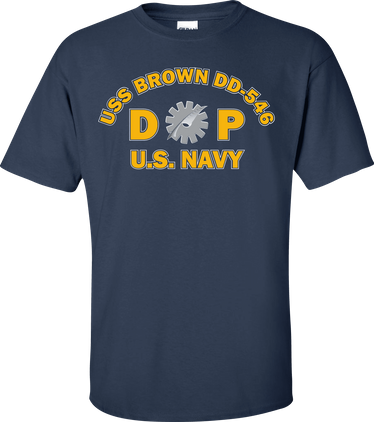 USS BROWN DD-546 Rate DP Data Processing Technician T-Shirt