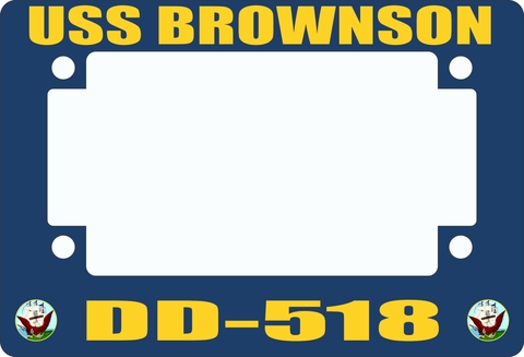 USS Brownson DD-518 Motorcycle Frame