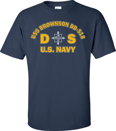 USS BROWNSON DD-518 Rate DS Data Systems Technician T-Shirt