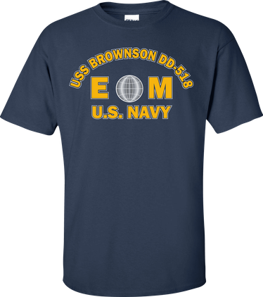 USS BROWNSON DD-518 Rate EM Electricians Mate T-Shirt