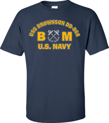 USS BROWNSON DD-868 Rate BM Boatswains Mate T-Shirt