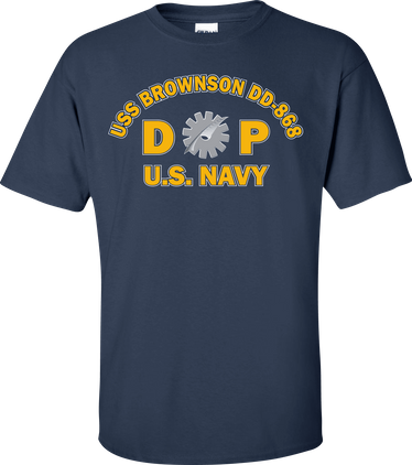 USS BROWNSON DD-868 Rate DP Data Processing Technician T-Shirt