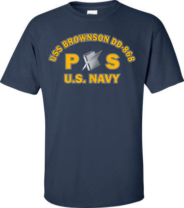 USS BROWNSON DD-868 Rate PS Personnelman T-Shirt