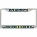 USS Brule APA-66 License Plate Frame