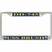USS Brush DD-745 License Plate Frame