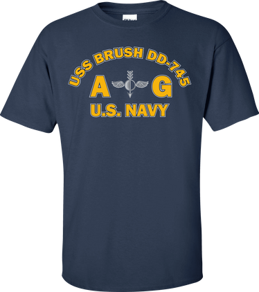 USS BRUSH DD-745 Rate AG Aerographers Mate T-Shirt