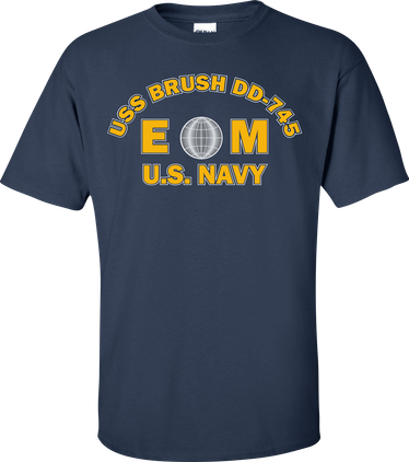 USS BRUSH DD-745 Rate EM Electricians Mate T-Shirt