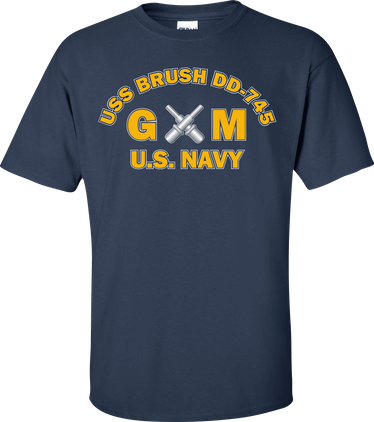 USS BRUSH DD-745 Rate GM Gunners Mate T-Shirt