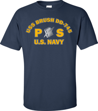USS BRUSH DD-745 Rate PS Personnelman T-Shirt
