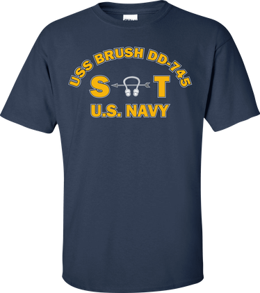 USS BRUSH DD-745 Rate ST Sonar Technician T-Shirt