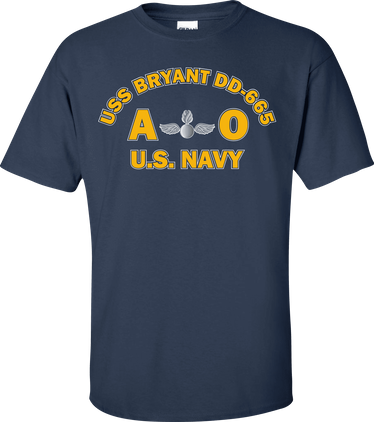USS BRYANT DD-665 Rate AO Aviation Ordnanceman T-Shirt