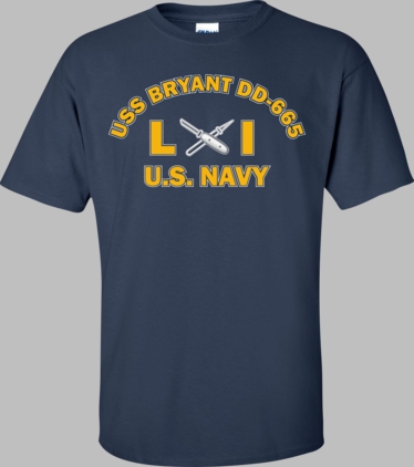 USS BRYANT DD-665 Rate LI Lithographer T-Shirt