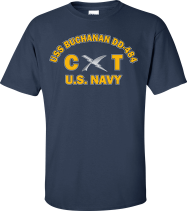 USS BUCHANAN DD-484 Rate CT Cryptologic Technician T-Shirt