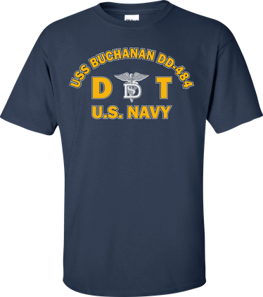 USS BUCHANAN DD-484 Rate DT Dental Technician T-Shirt