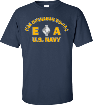 USS BUCHANAN DD-484 Rate EA Engineering Aide T-Shirt