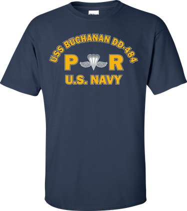 USS BUCHANAN DD-484 Rate PR Aircrew Survival Equipmentman T-Shirt