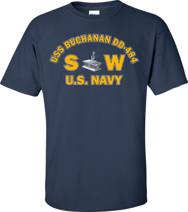 USS BUCHANAN DD-484 Rate SW Steelworker T-Shirt