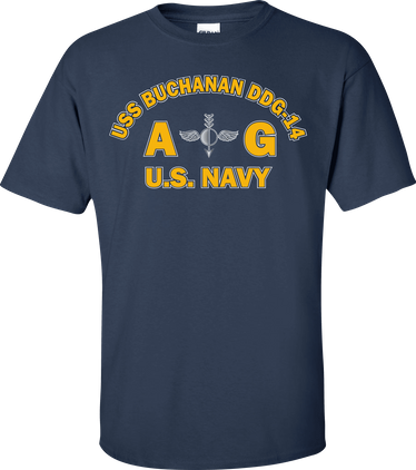 USS BUCHANAN DDG-14 Rate AG Aerographers Mate T-Shirt