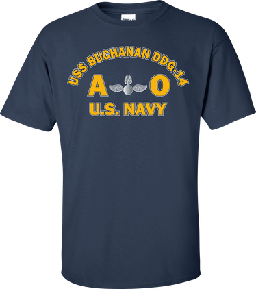 USS BUCHANAN DDG-14 Rate AO Aviation Ordnanceman T-Shirt