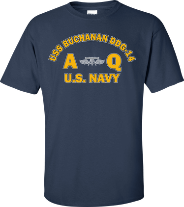 USS BUCHANAN DDG-14 Rate AQ Aviation Fire Control Technician T-Shirt