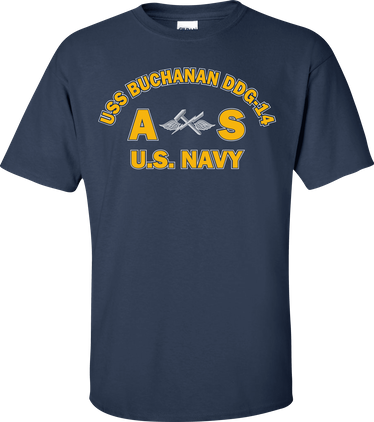 USS BUCHANAN DDG-14 Rate AS Aviation Support Equipment Technician T-Shirt