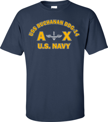USS BUCHANAN DDG-14 Rate AX Antisubmarine Warfare Technician T-Shirt