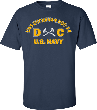 USS BUCHANAN DDG-14 Rate DC Damage Controlman T-Shirt