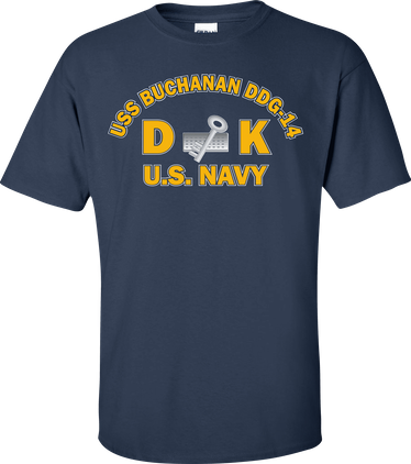 USS BUCHANAN DDG-14 Rate DK Disbursing Clerk T-Shirt