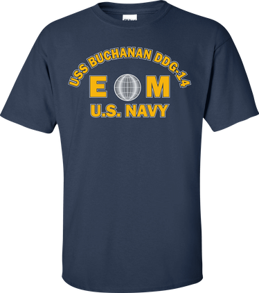 USS BUCHANAN DDG-14 Rate EM Electricians Mate T-Shirt