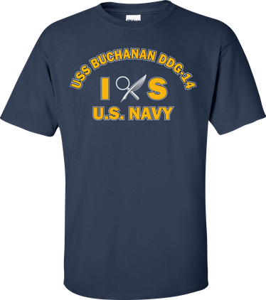 USS BUCHANAN DDG-14 Rate IS Intelligence Specialist T-Shirt