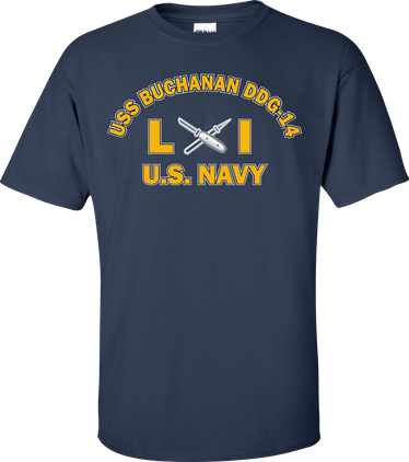 USS BUCHANAN DDG-14 Rate LI Lithographer T-Shirt