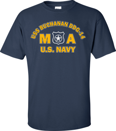 USS BUCHANAN DDG-14 Rate MA Master At Arms T-Shirt
