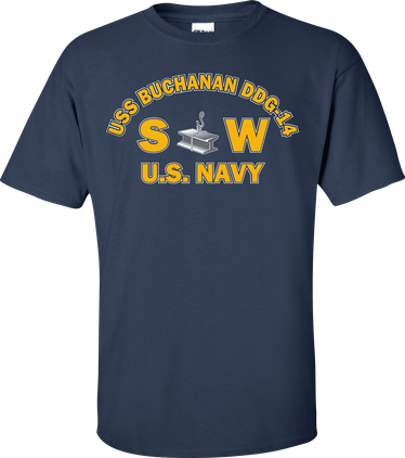 USS BUCHANAN DDG-14 Rate SW Steelworker T-Shirt