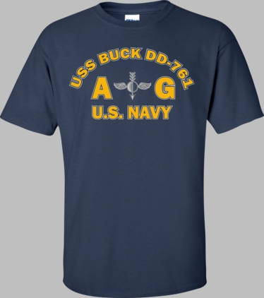 USS BUCK DD-761 Rate AG Aerographers Mate T-Shirt