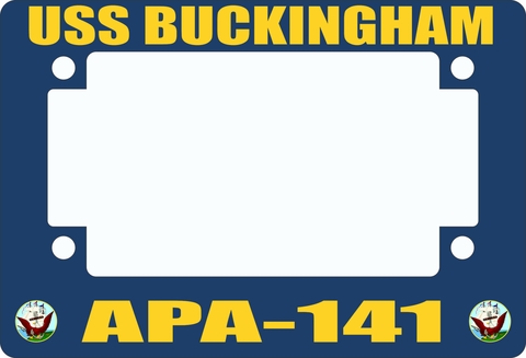 USS Buckingham APA-141 Motorcycle Frame