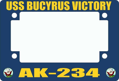 USS Bucyrus Victory AK-234 Motorcycle Frame