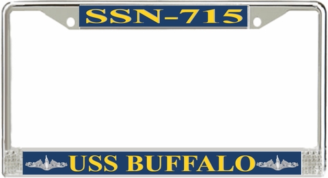 USS Buffalo SSN-715 License Plate Frame