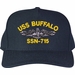USS Buffalo SSN-715 with Dolphins Custom Embroidered Cap